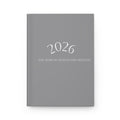 2026 Hardcover Journal — "The Year of Health and Wealth" Matte Planner